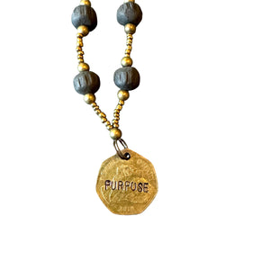 Purpose Coin Necklace