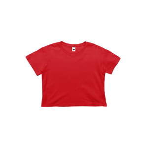 Ladies Premium Cotton Crop Tee