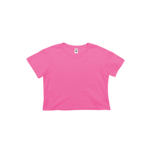 Ladies Premium Cotton Crop Tee