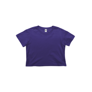 Ladies Premium Cotton Crop Tee