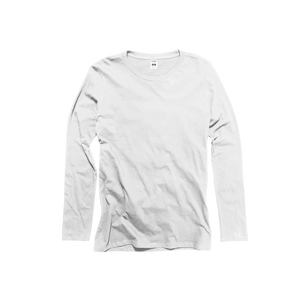Ladies Premium Cotton Long Sleeve Tee