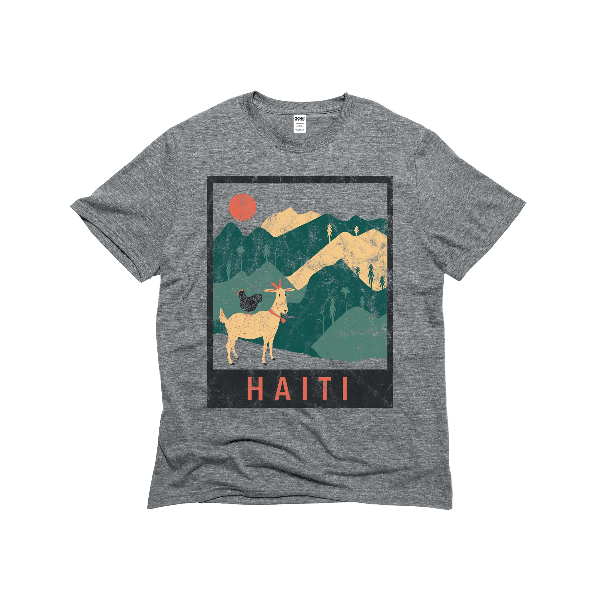 Haiti Travel Unisex Eco-Triblend Tee