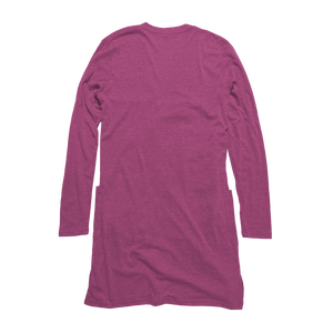 Ladies Eco-Triblend Rib Cardigan