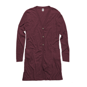 Ladies Eco-Triblend Rib Cardigan