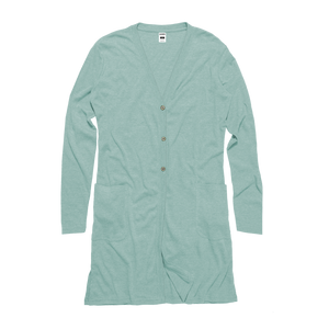 Ladies Eco-Triblend Rib Cardigan