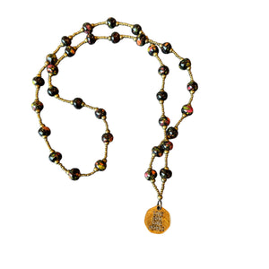 Love God Love People Coin Necklace