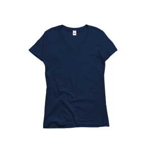 Ladies Premium Cotton Short Sleeve V-Neck Tee (Last Chance)