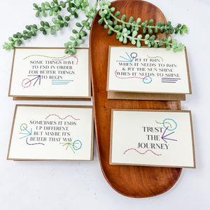 Trust the Journey Greeting Cards