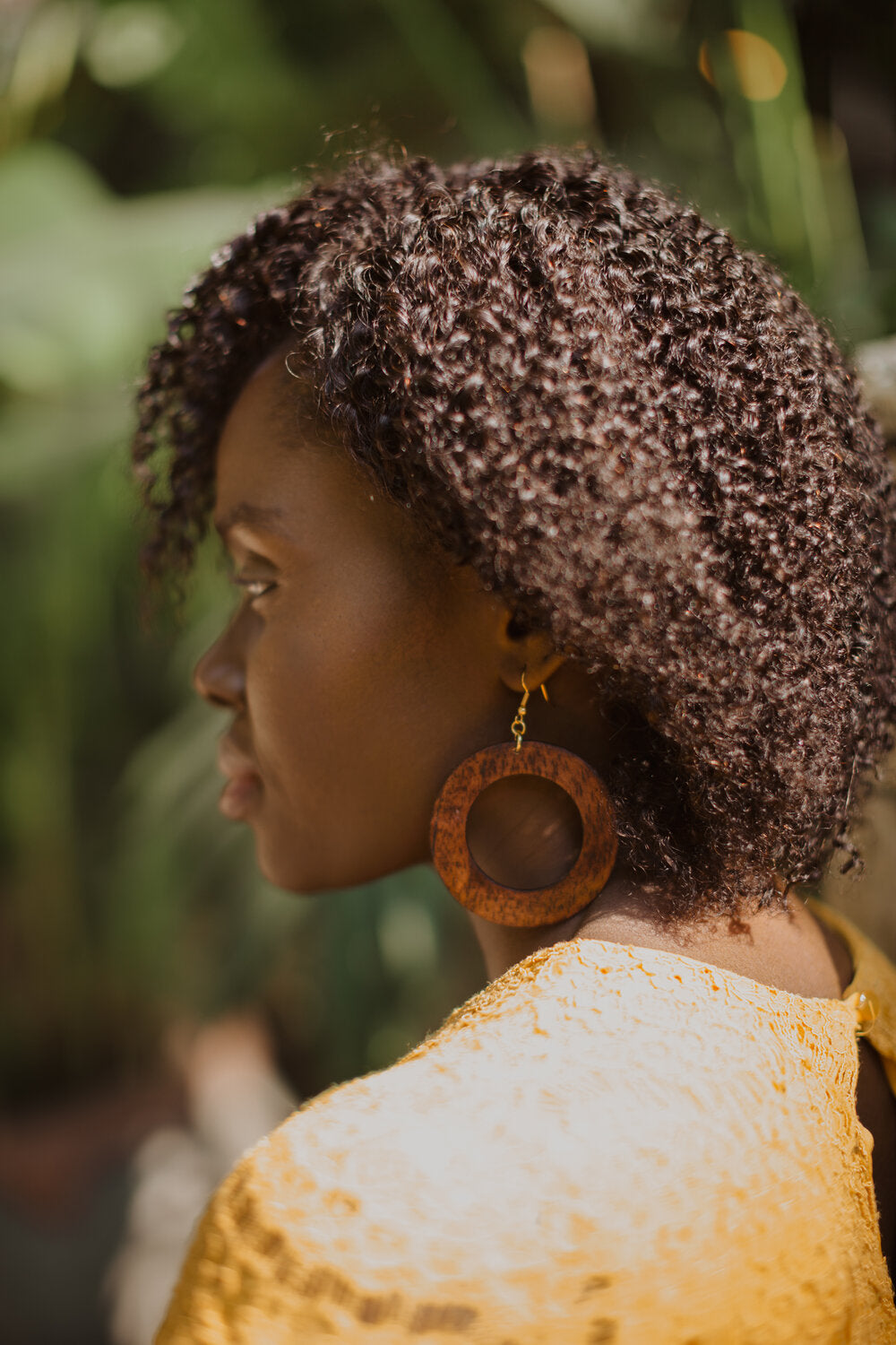 Makaya Earrings - Mahogany