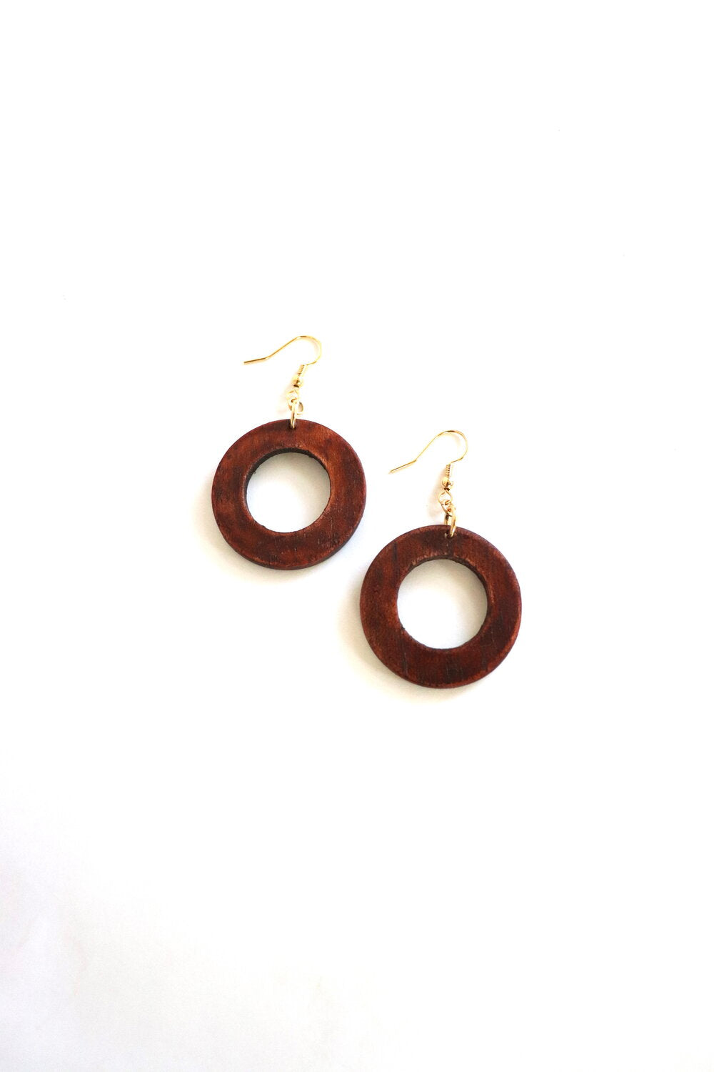 Mini Makaya Earrings - Mahogany