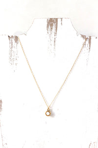 Jillian Necklace: Gold Bone