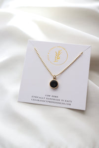 Angie Necklace - Gold Horn