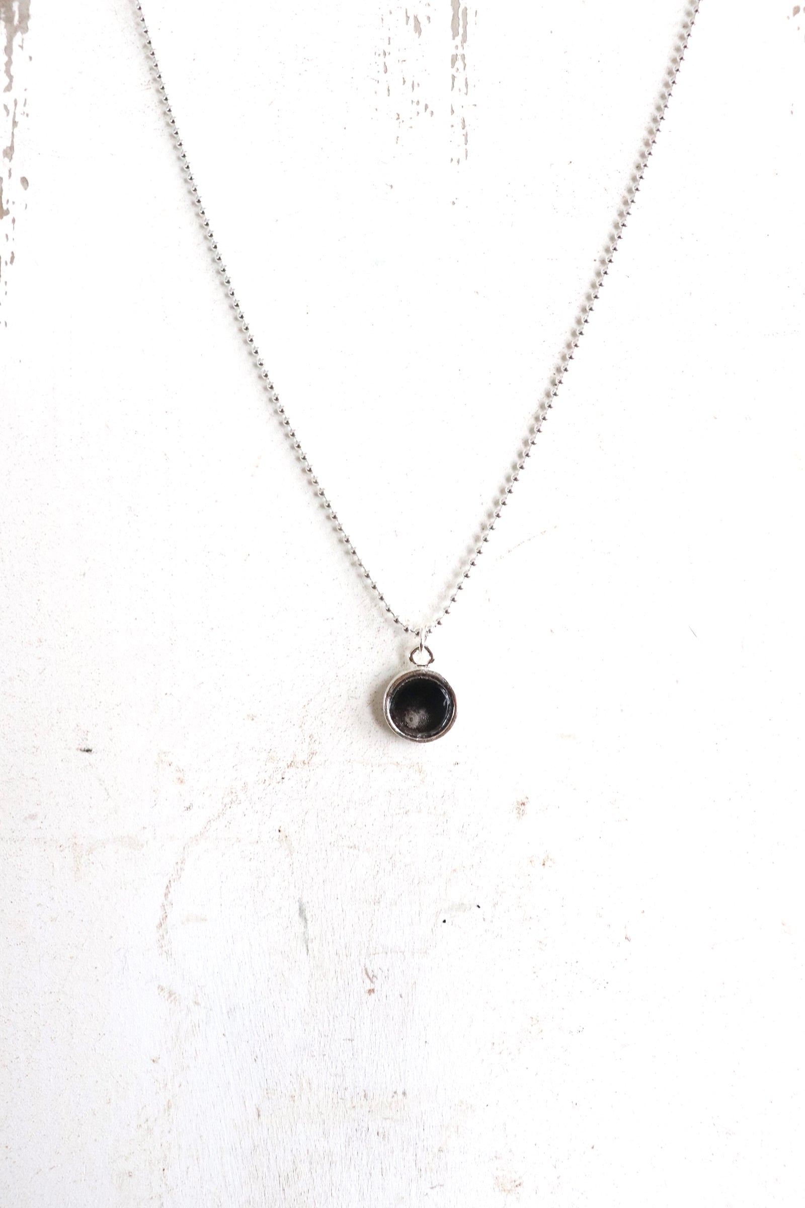 Angie Necklace - Silver Horn
