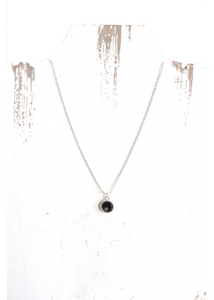 Angie Necklace - Silver Horn