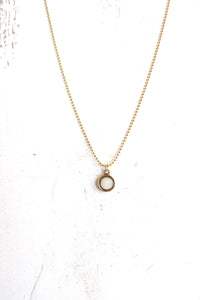 Angie Necklace - Gold Bone