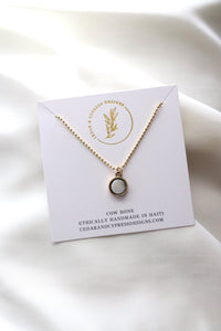Angie Necklace - Gold Bone