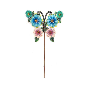 Butterfly Garden Stake- Flowers 3