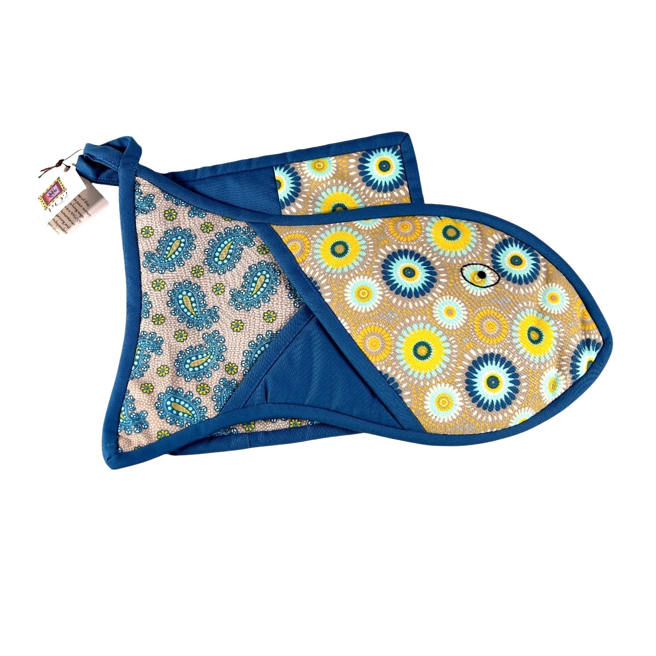 'Pwason' Fish Oven Mitt Set