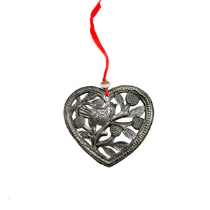 Bird Heart Ornament