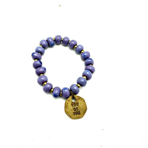 Ceramic Coin Bracelet - You Do You