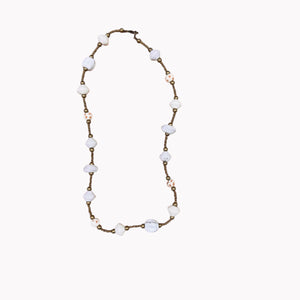 Haitian Signature Necklace - White