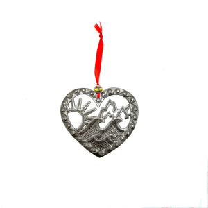 Mountains and Beach Ornament