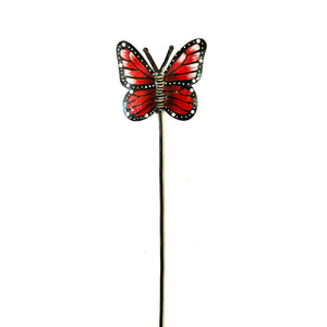 Espwa Red Butterfly Garden Stake
