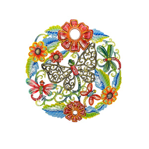 Butterfly Oil Drum Top Wall Art