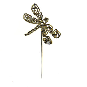 Designer Dragonfly Garden Stake