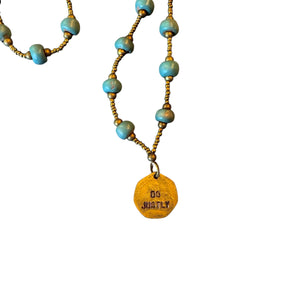 Do Justly Coin Necklace