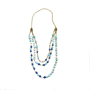 Hadassah Necklace- Blue