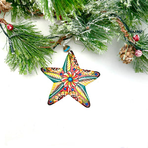 Floral Star Ornament