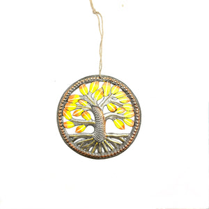 Tree of Life Tree Ornament- Yellow
