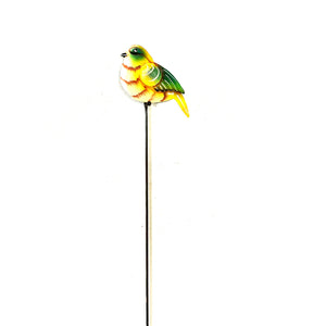 Realistic Bird Garden Stake- Yellow