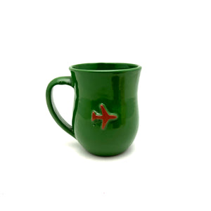 Airplane Mug- Green
