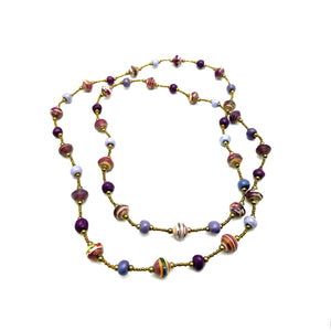 Purple Haitian Signature Necklace