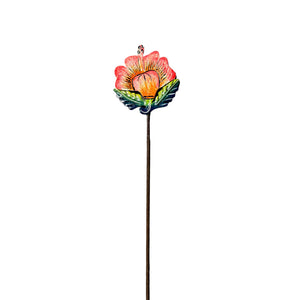 Bright Hibiscus Garden Stake