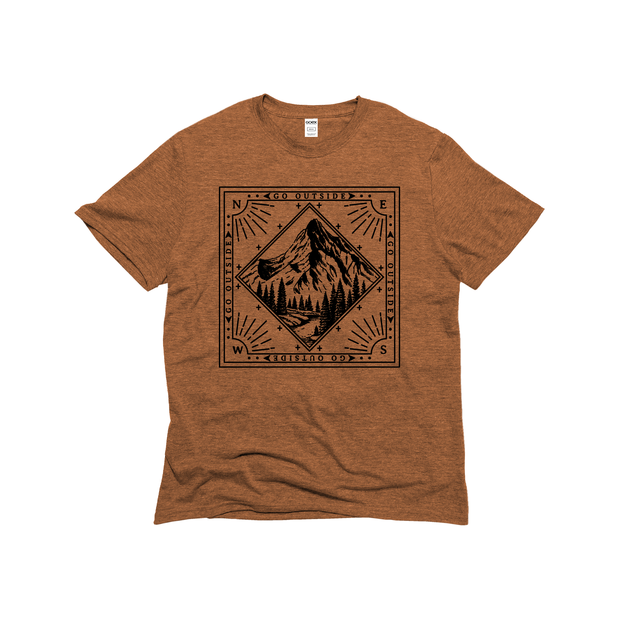 Go Outside and Explore Unisex Eco-Triblend Tee