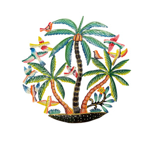 Palm Trees and Birds