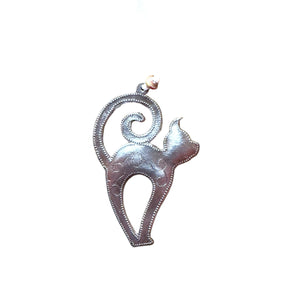 Stretching Kitty Ornament