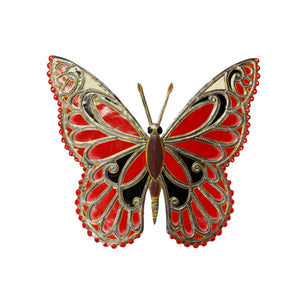 Large Orilien Butterfly- Red