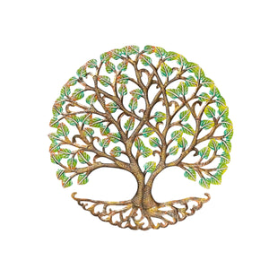 Large Golden Green Tree of Life