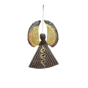 Glitter Angel Ornament