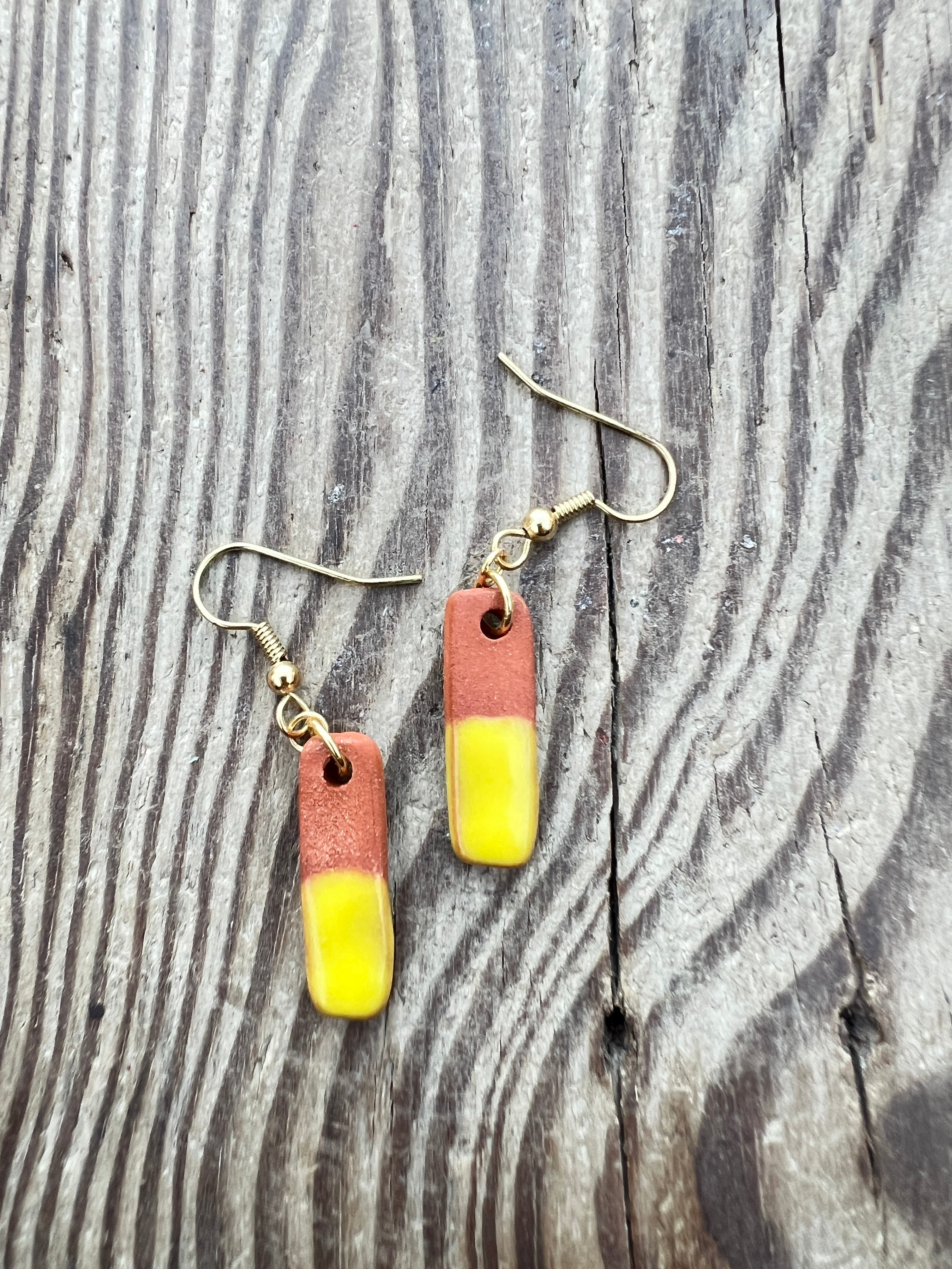 Jessica Earrings - Bright Yellow