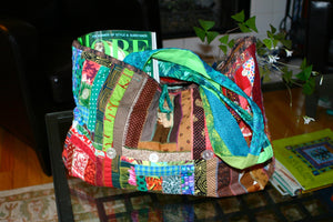 'Kwilt Fou' Quilted Beach & Yoga Tote