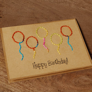 Happy Birthday Balloons Greeting Cards