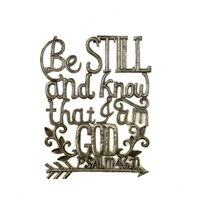 Be Still and Know That I am God