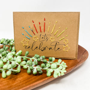 Let's Celebrate Greeting Card