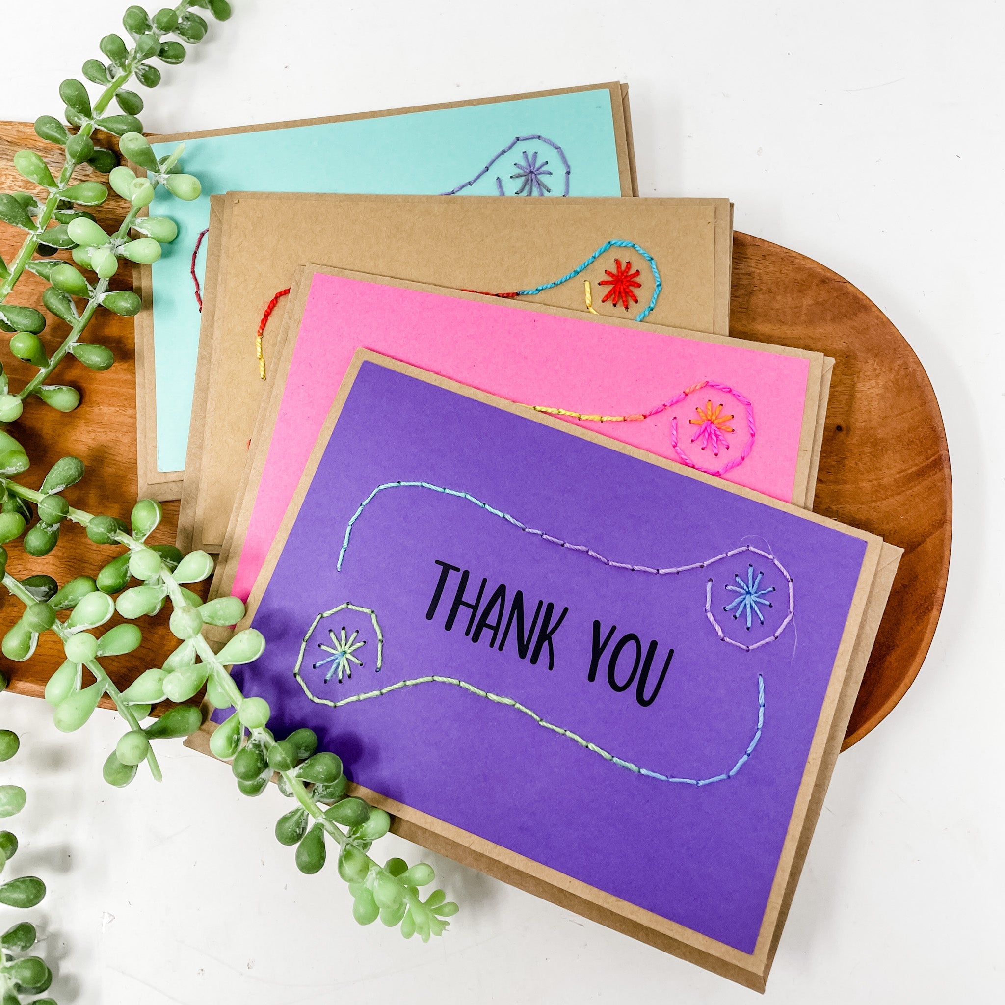 Thank You Scroll Greeting Cards