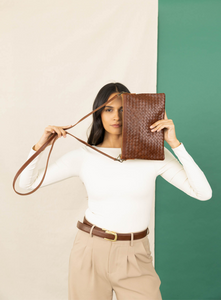Woven Crossbody Bag